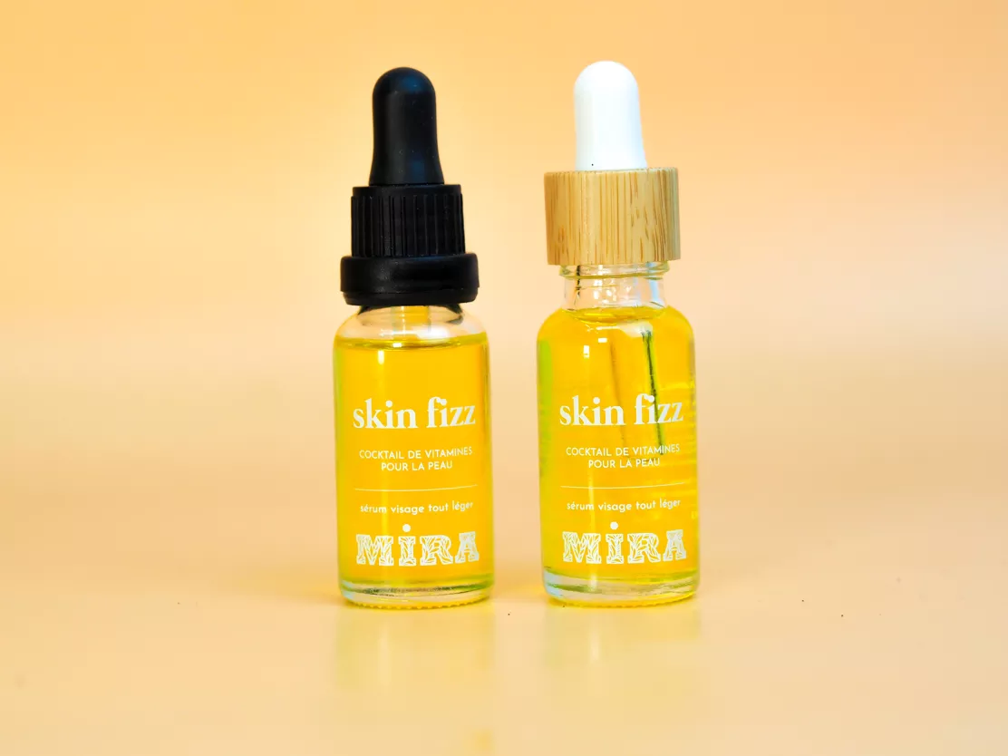 Sérum vitaminé Skin Fizz MIRA – Détox agrumes & jojoba – 20 ml