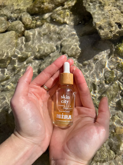 Sérum Skin City MIRA – Kukui & Moringa – Visage Corps Cheveux – 30 ml
