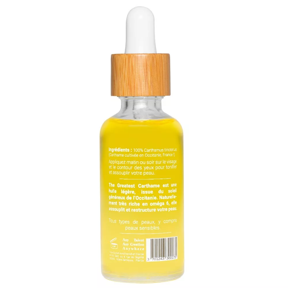 Huile de Carthame MIRA – The Greatest Carthame – Visage Cheveux 50 ml 