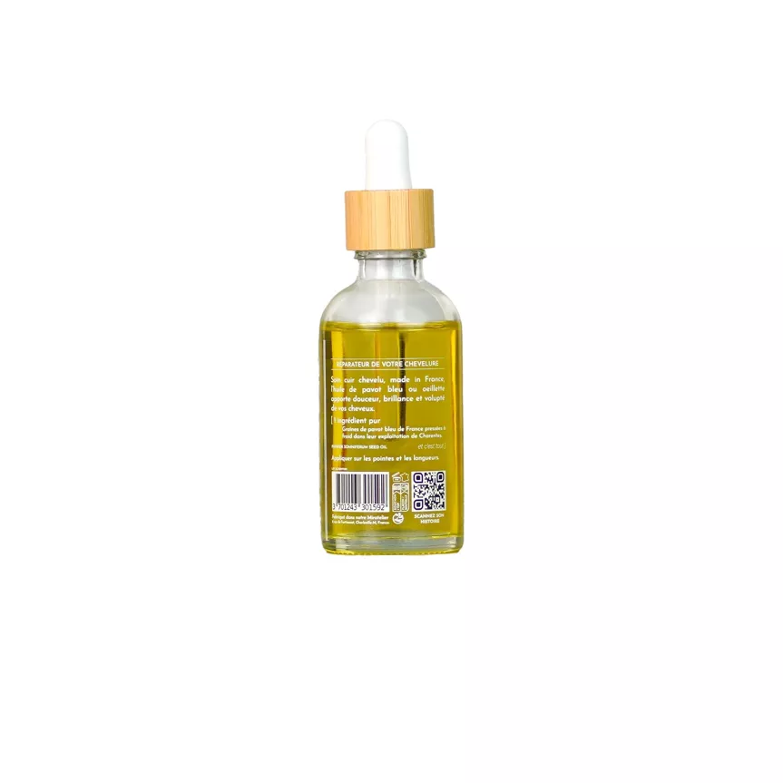 Huile de Pavot Bleu – Nourrissante et Hydratante – 50 ml – Made in France