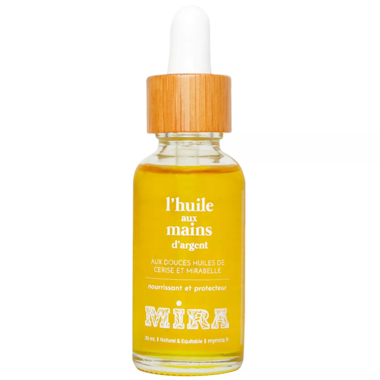 Huile aux Mains d'Argent – Soin Hydratant et Adoucissant – 30 ml