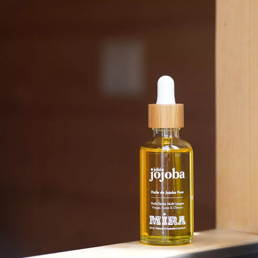 Huile de Jojoba vierge 50 mL - Soin nourrissant et protecteur - Mira