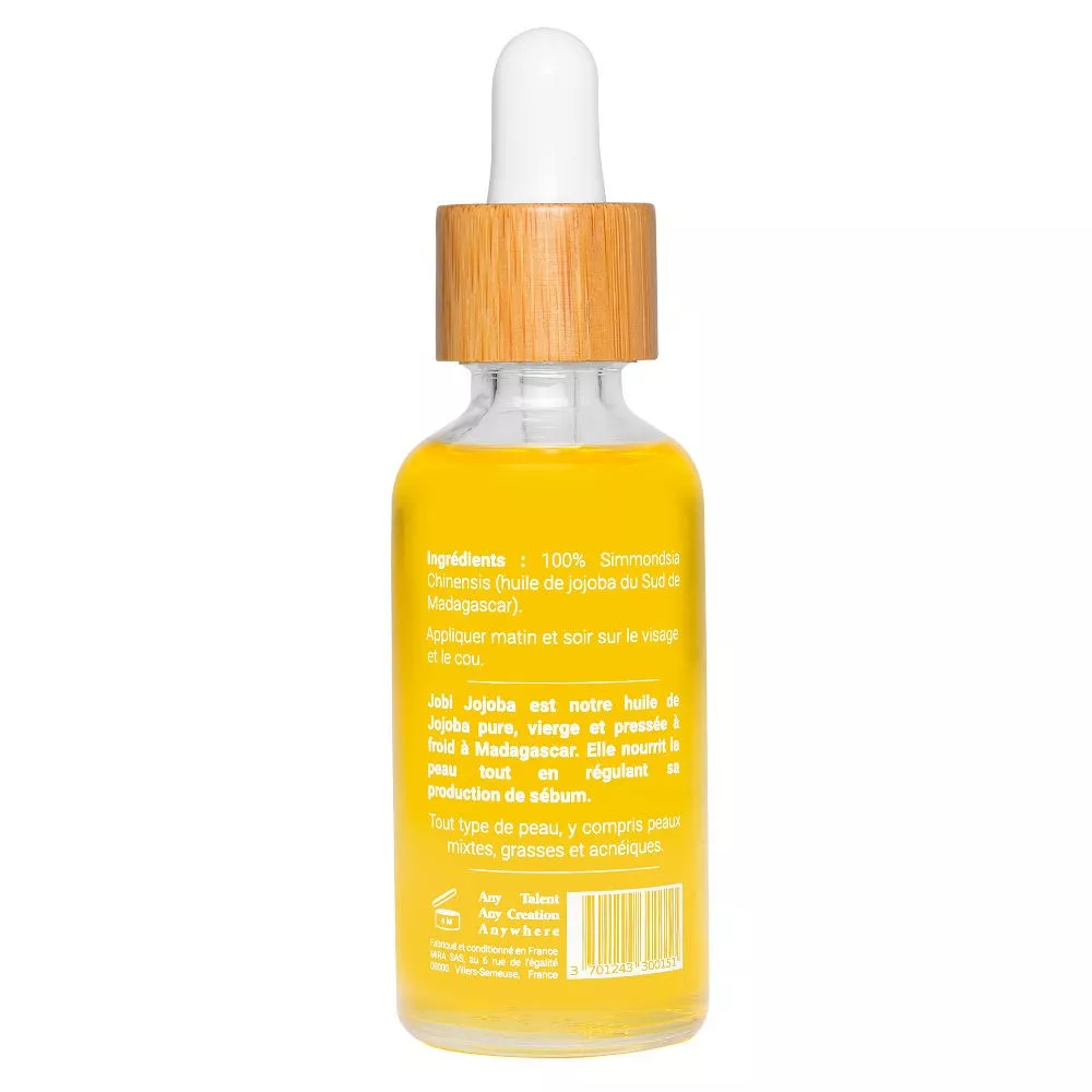 Huile de Jojoba vierge 50 mL - Soin nourrissant et protecteur - Mira