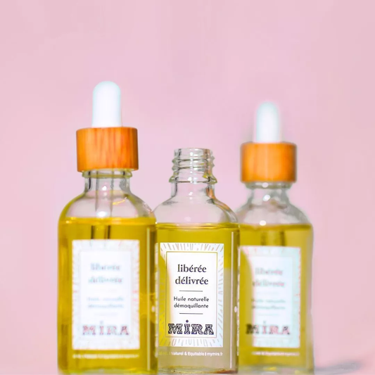 Huile démaquillante naturelle 50 ml – Tous types de peaux – Rinçage facile
