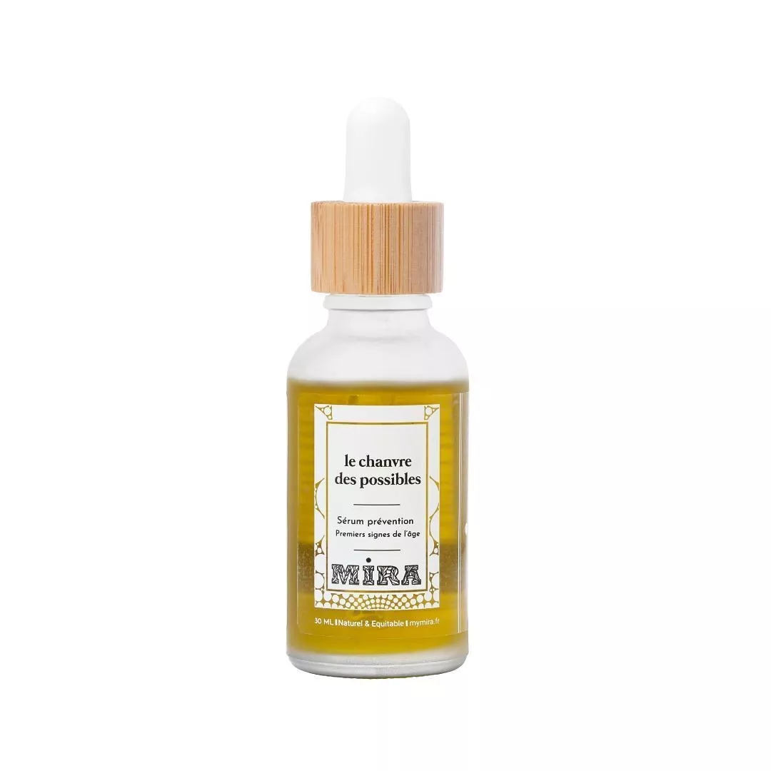 Sérum anti-âge naturel au Chanvre bio – Imperfections et élasticité – 30ml