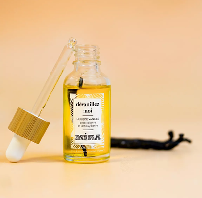 Huile sèche de vanille et jojoba – Anti-âge, sébo-régulatrice et purifiante – 30ml