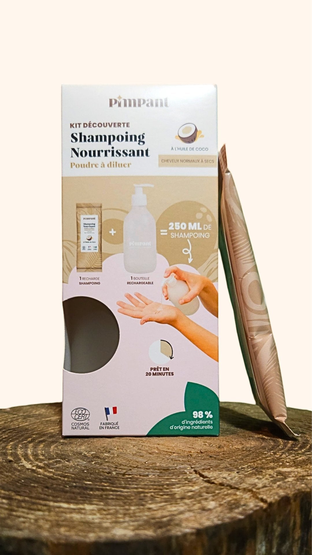 Kit Découverte Shampoing Nourrissant PIMPANT – Pour Cheveux Secs | 3 ans