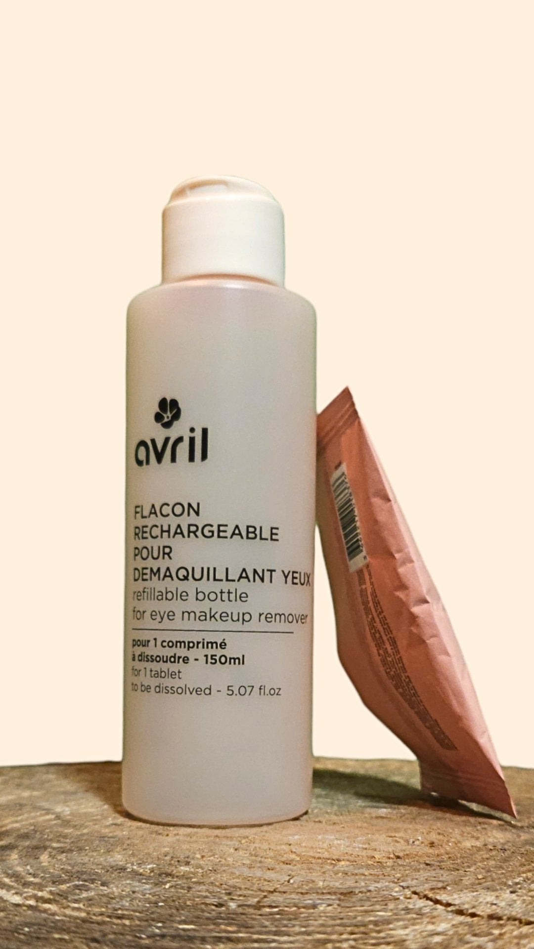 Recharge Démaquillant Yeux AVRIL 150ml – Écologique, Pratique & DIY | Zéro Déchet