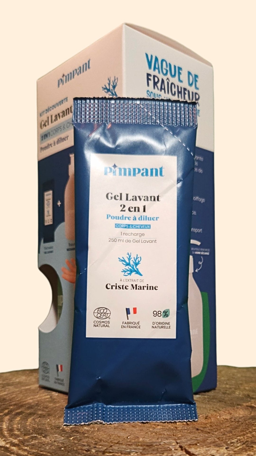 Recharge Gel Lavant PIMPANT 2-en-1 Corps & Cheveux – Écologique, raffermissant et tonifiant