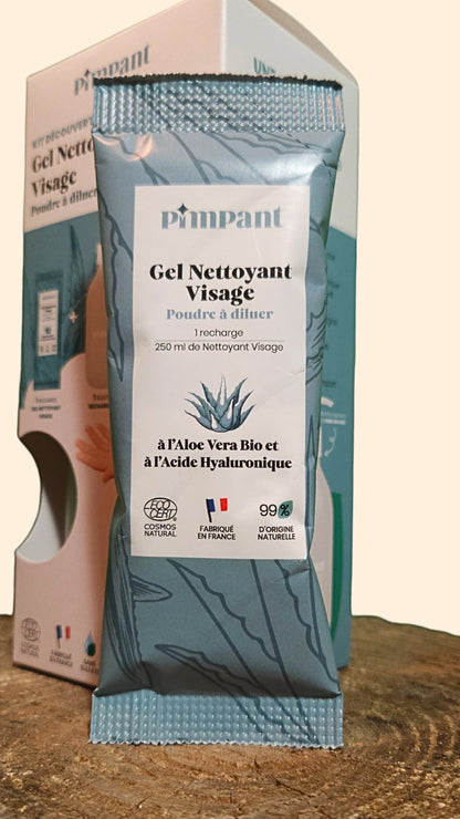 Recharge Nettoyant Visage PIMPANT Aloe Vera Bio – Douceur et Hydratation Naturelle